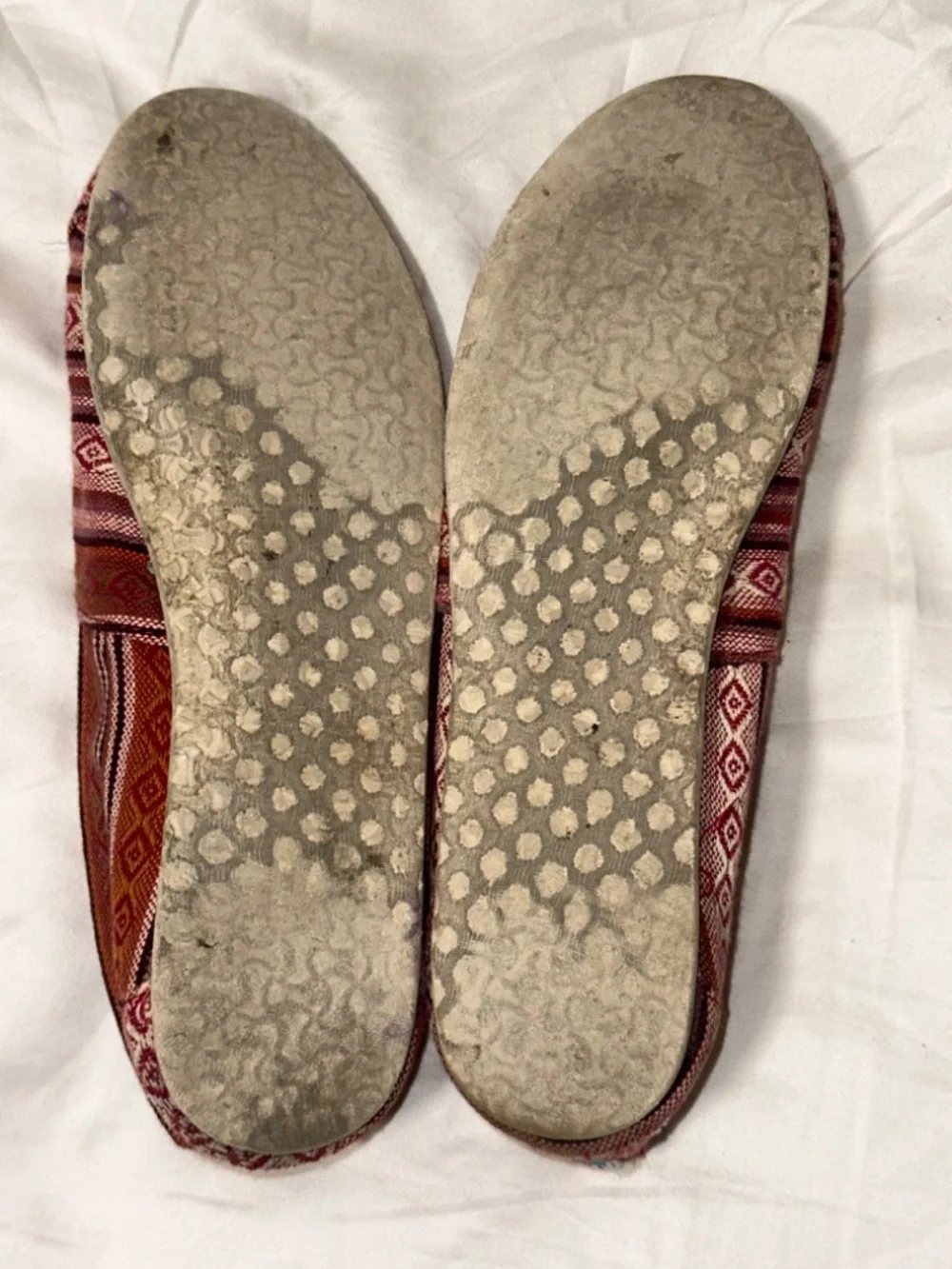 TOMS Aztek Red Shoes Womens 9